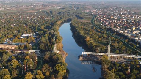 Podul Nou Peste Somes In Satu Mare New Bridge Over The Somes River