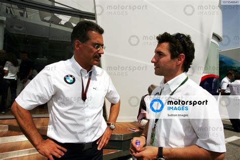 L To R Dr Mario Theissen GER BMW Sauber F1 Team Principal With