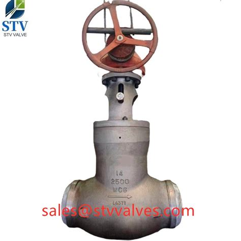 Wc6 Pressure Seal Bonnet Globe Valvebutt Weld2500lb14 Inch China Valve Manufacturer Stv