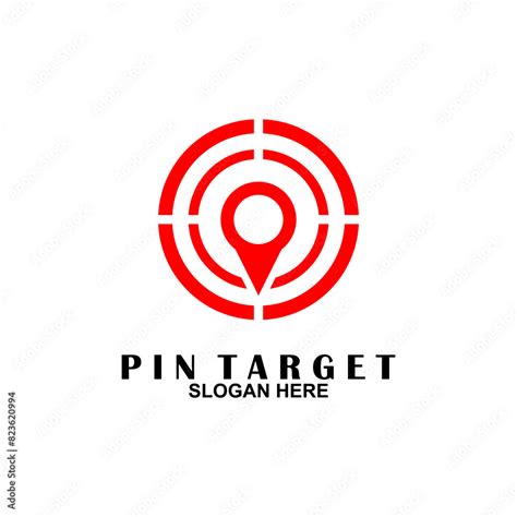 Center Target Direction Logo Concept Maps Of Target Locations The