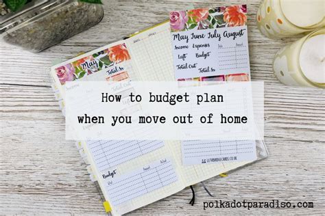 How to budget plan when you move out of home for the first time » Polkadotparadiso | Budget ...