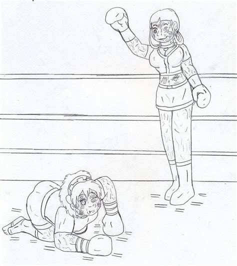 Boxing Katara Vs Toph By Jose Ramiro Katara Wins By Donasker On Deviantart