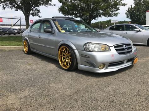 5thgen Nissan Maxima With 19x11 Gold Aodhan DS02 Wheels Installed