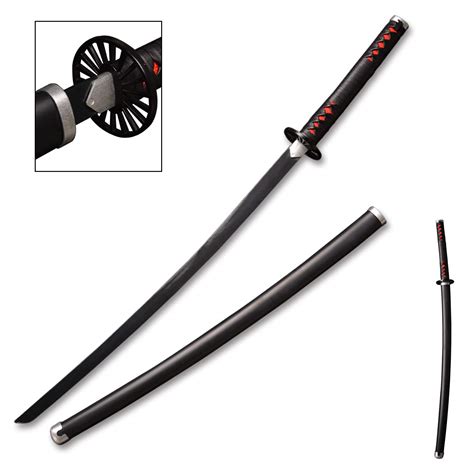 Sword Fort Carbon Steel Demon Slayer Sword Real Metal Katana Anime