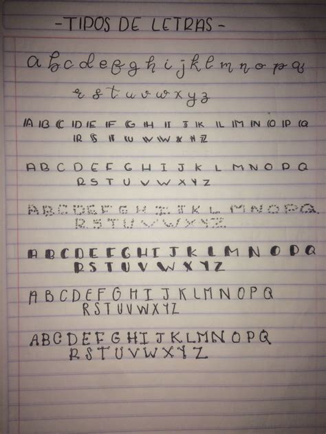 Tipos De Letras Tipos De Letras Mayusculas Tipos De Letras Letras