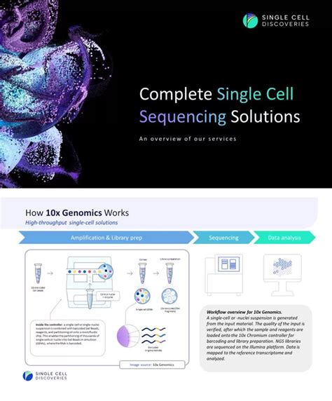 Information Guide Single Cell Discoveries