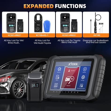 XTOOL D7 D8 BT D9 PRO A30M Full System Diagnostic Scanner Key Coding