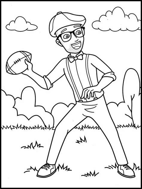 Blippi Para Colorear Blanco Y Negro Kulturaupice Porn Sex Picture