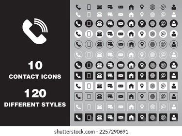 2,437 Contact Icons Resume Images, Stock Photos & Vectors | Shutterstock