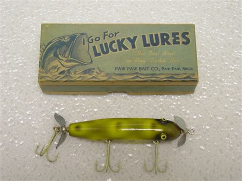 Vintage Lures Paw Paw Bait Company Antique And Vintage Fishing Lures