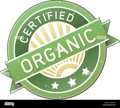 Organic Health Food Label Stock Vector Images Alamy