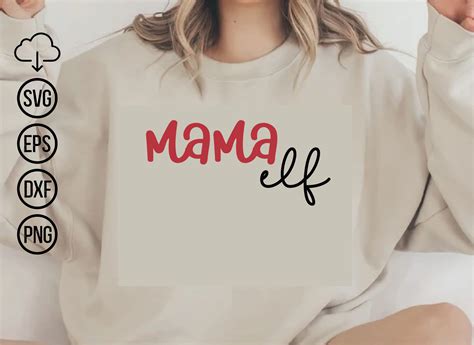 Mama Elf Christmas Svg Bundle Graphic By Nigel Store Creative Fabrica