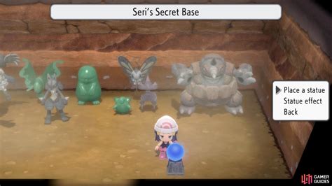 What Are Statues Secret Base Grand Underground Pokémon Brilliant Diamond And Shining Pearl