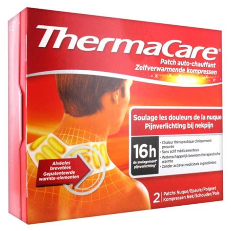 Thermacare Patch Auto Chauffant Nuque Boite De Pharmacie De La Poste