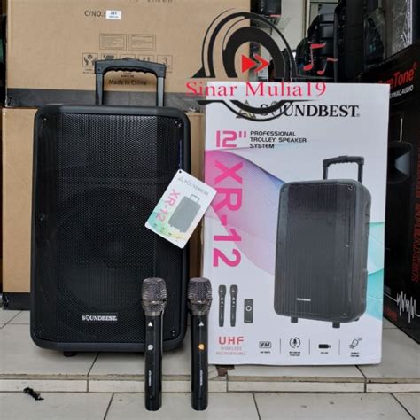 Jual Speaker Portable Aktif 12 Inch Soundbest XR 12 Original New