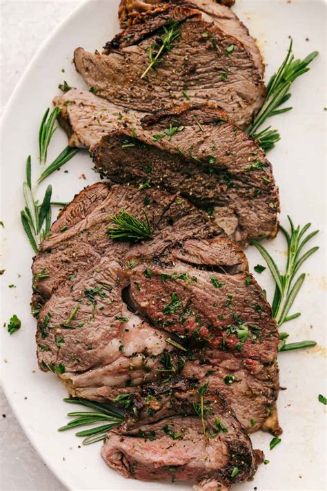 Garlic Herb Crusted Roast Lamb Yummy Recipe