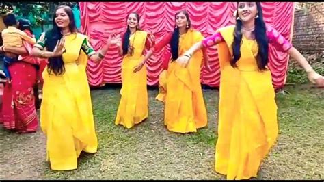 Gaye Holud Dance। Village Bengali Wedding Video।gaye Holud।biyer Gan 2022 Youtube