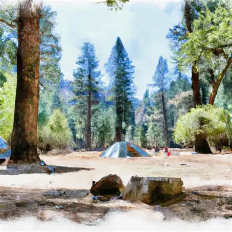 Wawona Yosemite National Park Camping Area California Camping