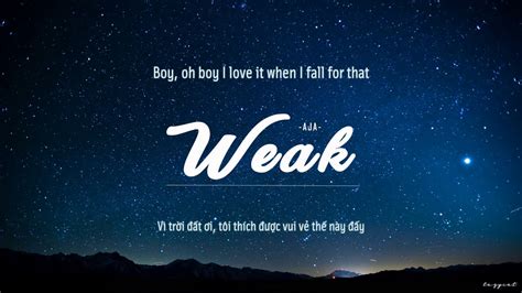 Lyrics Vietsub Weak Ajr Youtube