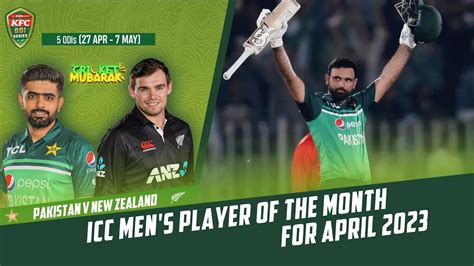 Fakhar Zaman Icc Men S Player Of The Month For April Pcb