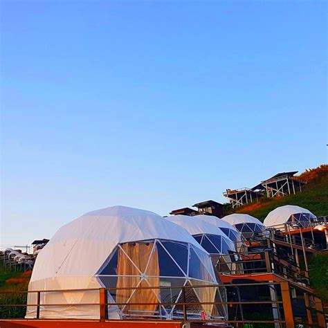 Kango 6m To 8m Yurt Diameter Luxury Igloo House Outdoor Waterproof