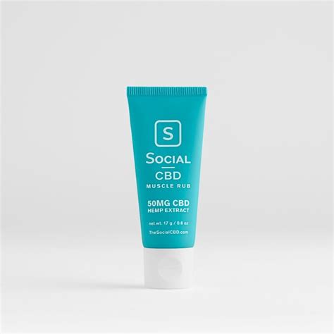 Social Cbd Mini Muscle Rub Mg