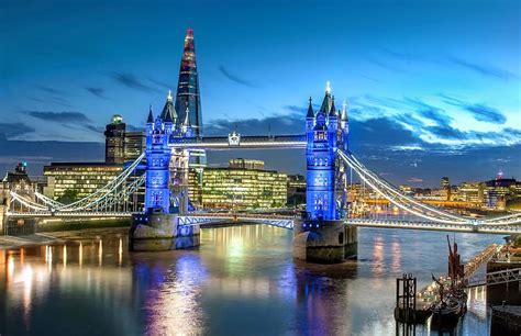 Bridges London City Bridge River England Thames Tower Bridge Hd