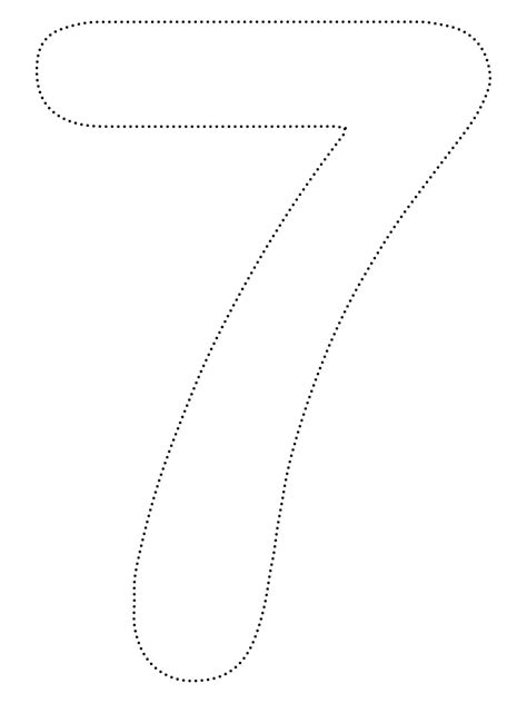 Number 7 Tracing Worksheet Coloring Page Download Print Or Color