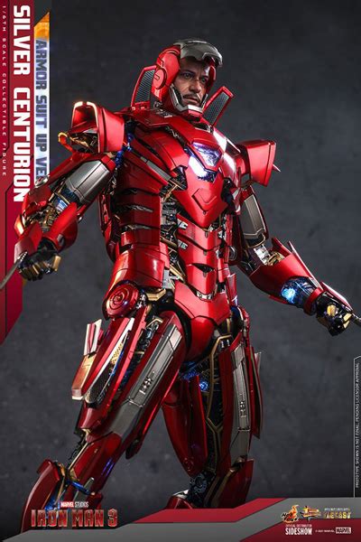 Iron Man 3 Iron Man MARK 33 Silver Centurion Armor Suit Up Figurky A