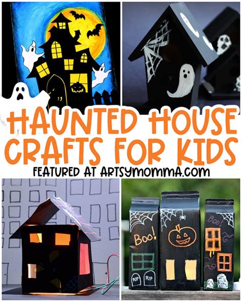 Fun Haunted House Crafts For Halloween Artsy Momma