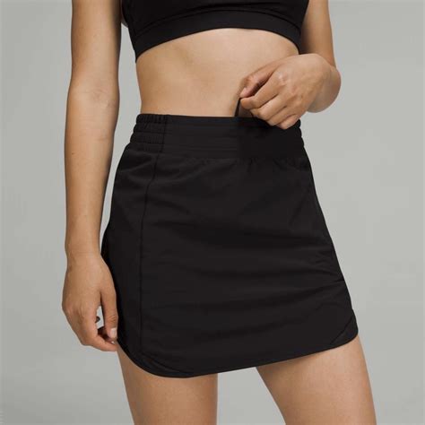 Lululemon Hotty Hot High Rise Skirt Long In Black