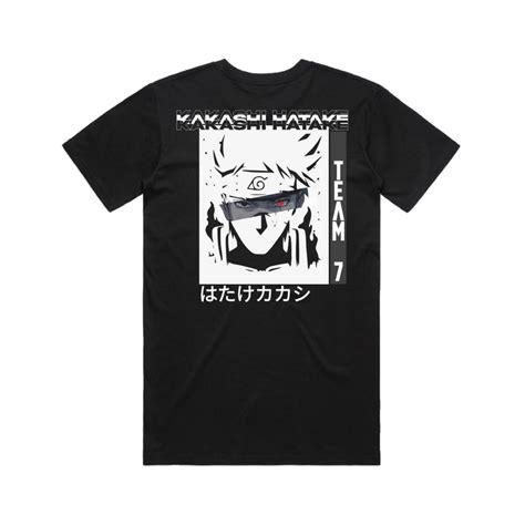 Jual Psycho Crucify Kakashi Hatake T Shirt Black Kaos Naruto