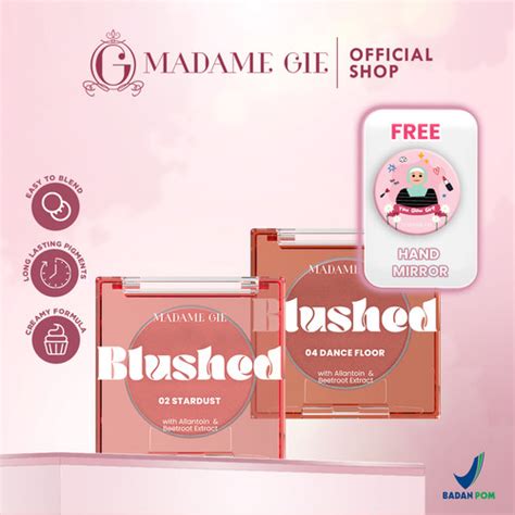 Promo BUY 1 GET 1 MADAME GIE Blushed Blush On Powder 04 Dance