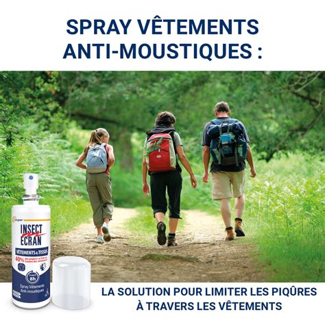 Spray V Tements Tissus Insect Ecran Anti Moustiques