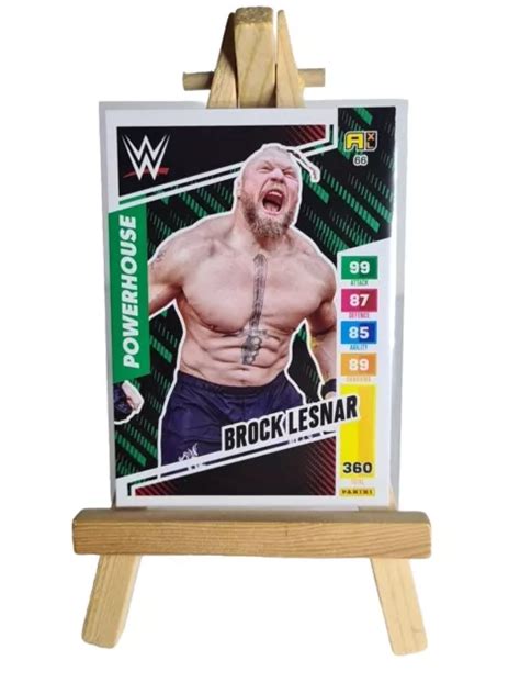 WWE BROCK LESNAR Panini Adrenalyn Xl 2024 66 Wrestling Sammelkarte EUR