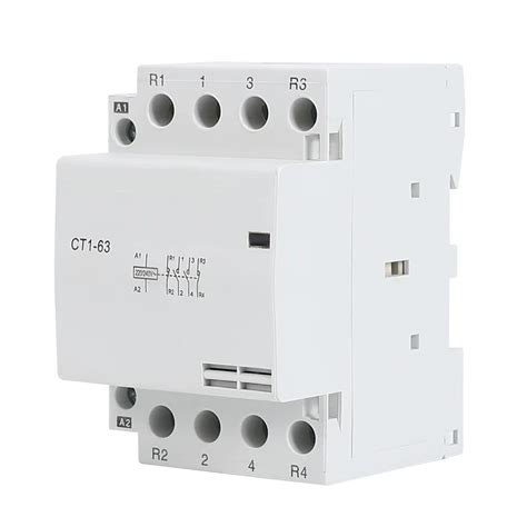 Household Ct P A V V Hz Din Rail Ac Contactor No Rail