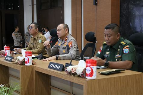 Polda Kalbar Gelar Rapat Koordinasi Lintas Sektoral Guna Pelaksanaan