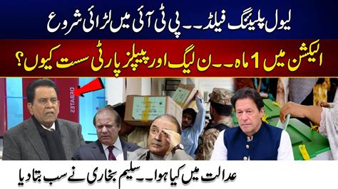 Level Playing Field Case In Supreme Court Fight Start In Pti Party