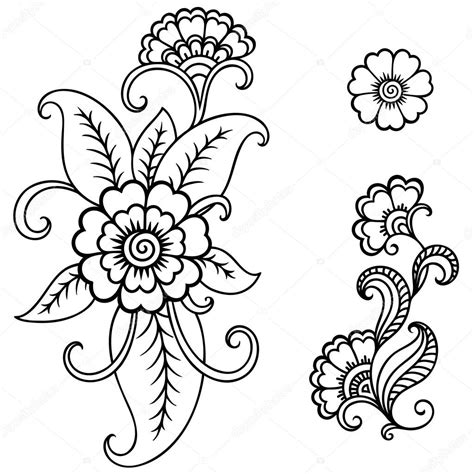 Simple Henna Designs Template Henna Tattoo Flower Template Mehndi