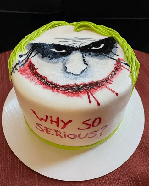 Joker Birthday Cake Ideas Images Pictures