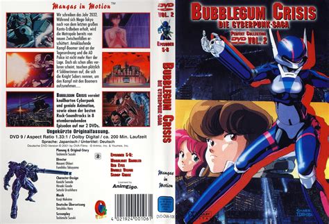 OFDb Bubblegum Crisis 1987 DVD OVA Films Perfect Collection Vol 2