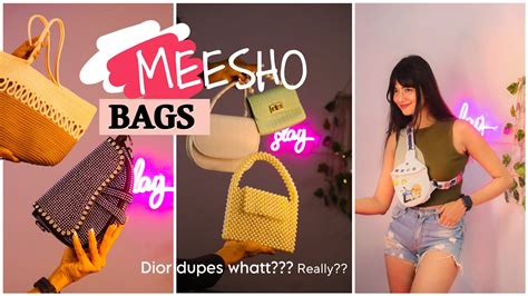 Meesho Bags Haul Starting Rs 180 Meesho Trendy Bags Tote Bags Sling