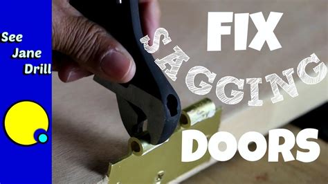 How To Fix A Sagging Door Youtube