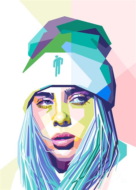 Billie Eilish Digital Art By Lots Of ArtWork Pixels