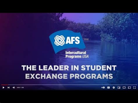 Afs Usa The Leader In Student Exchange Programs Youtube