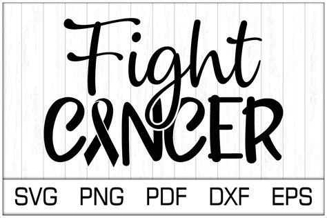 Fight Cancer Svg Design Graphic By Rojoy Krishna Design Store · Creative Fabrica