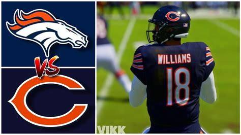 Broncos Vs Bears Simulation Madden 25 Rosters YouTube