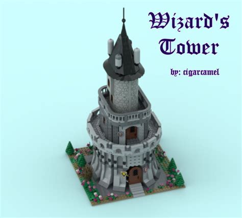 LEGO MOC Wizard's Tower by cigarcamel | Rebrickable - Build with LEGO