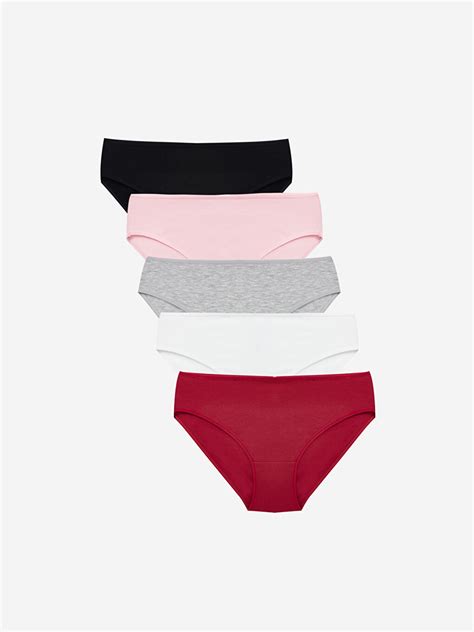 LCW Young Jednostavne bikini gaćice pakovanje od 5 komada S4MK89Z8
