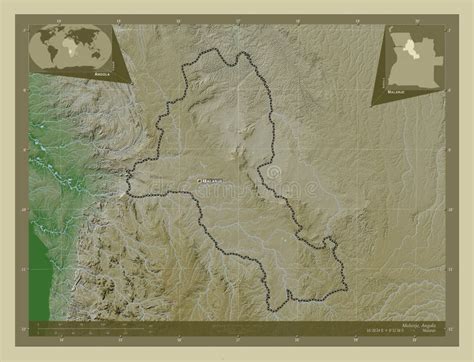 Malanje Angola Wiki Puntos Etiquetados De Ciudades Stock De